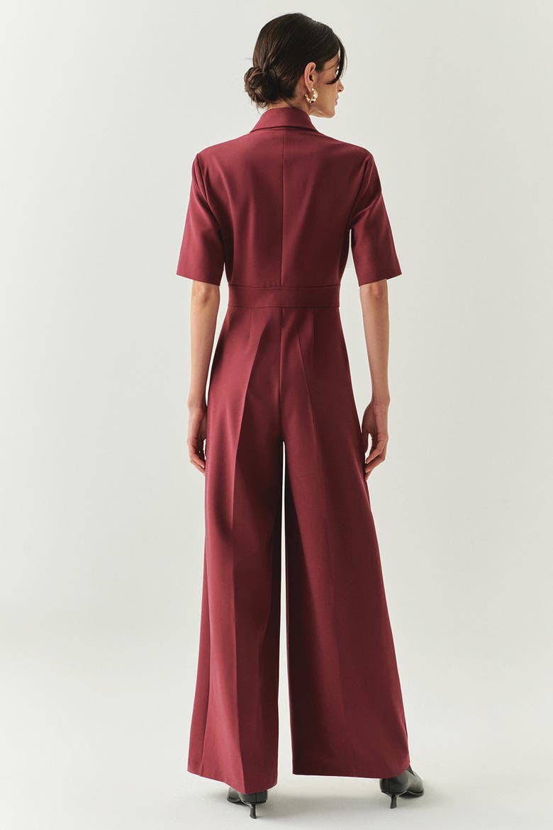 Valery Jumpsuit, Alternate, color, Dark Red