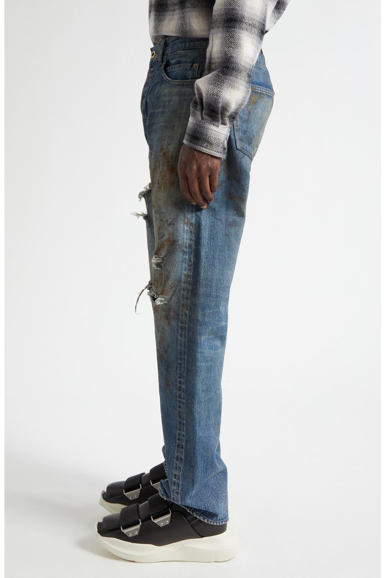 Kurdt Destroyed Jeans, Alternate, color, VINTAGE WASH