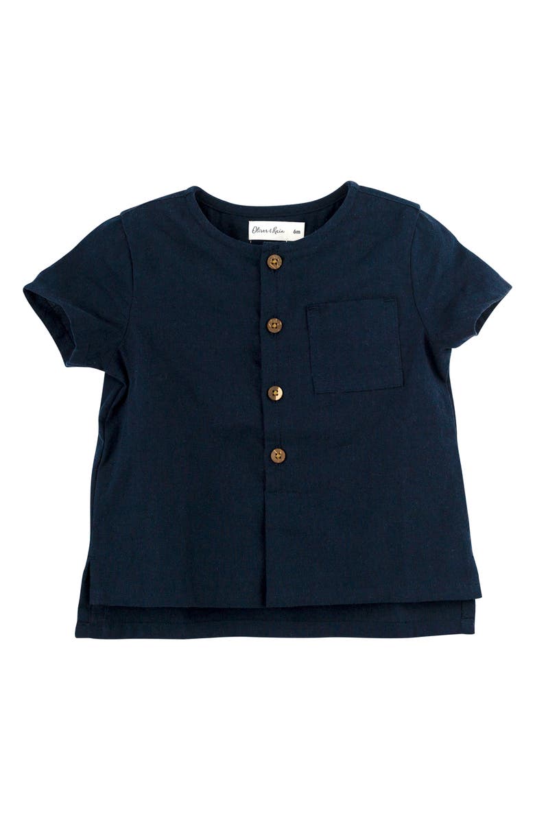 Oliver & Rain Kids' Henley Top, Main, color, 