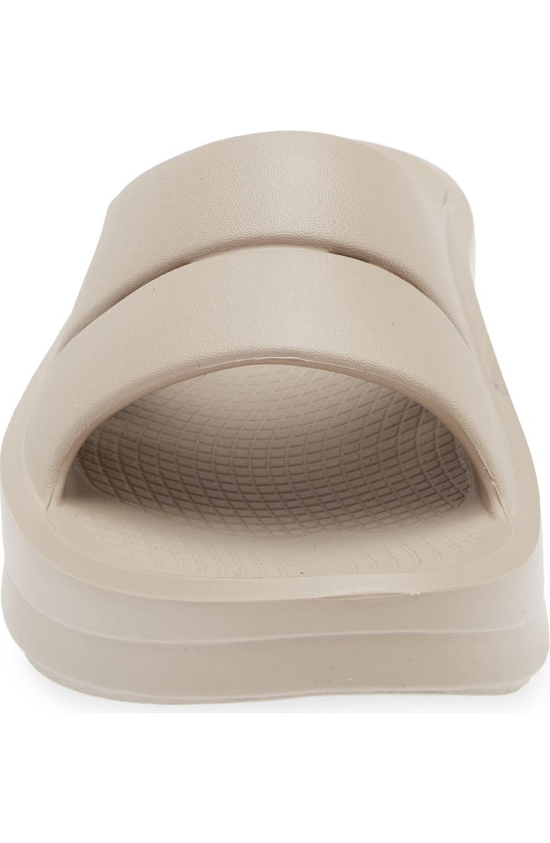 Oofos OOmega OOahh Slide Sandal, Alternate, color, Nomad