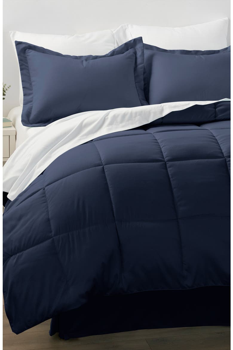 Premium 8-Piece Bed In A Bag, Main, color, NAVY