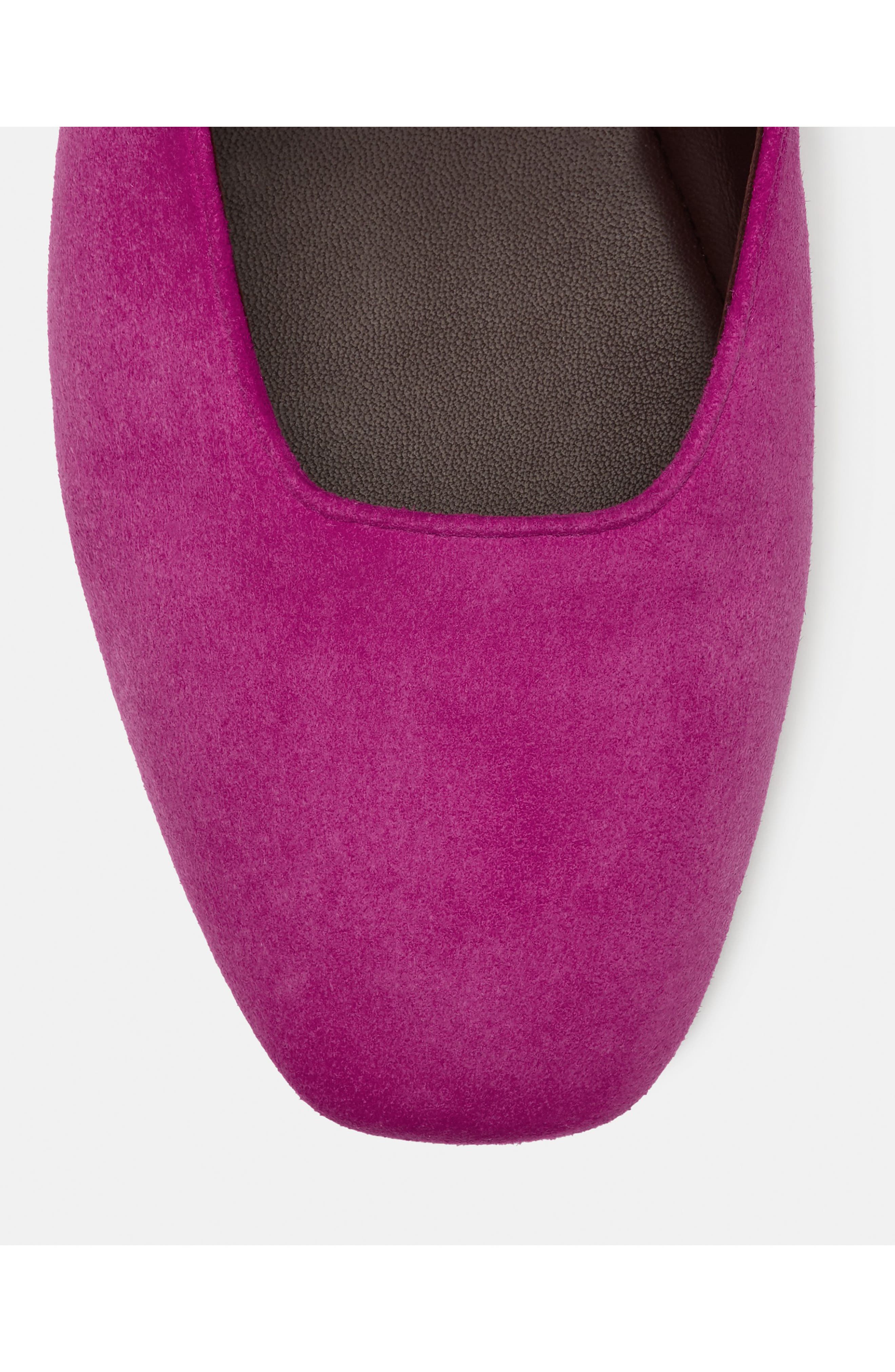 halo mary jane flat, Alternate, color, BEET