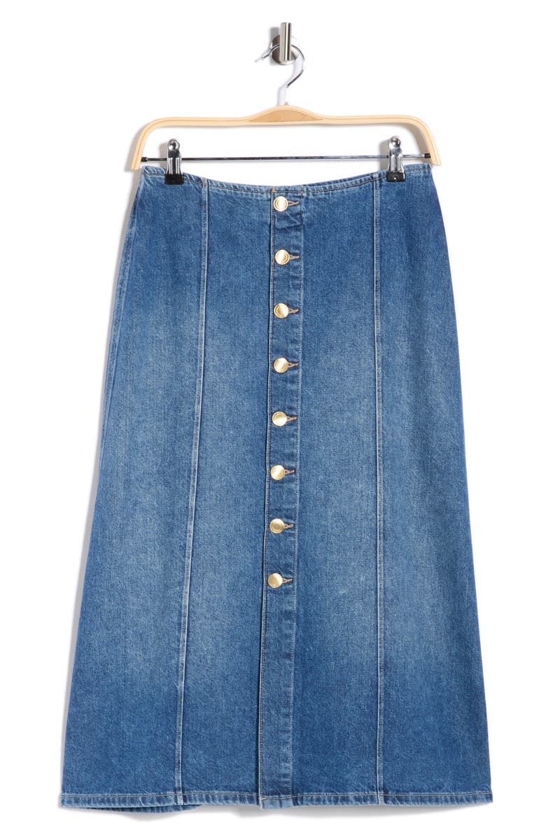 DL1961 Alma Denim Skirt, Main, color, Wythe