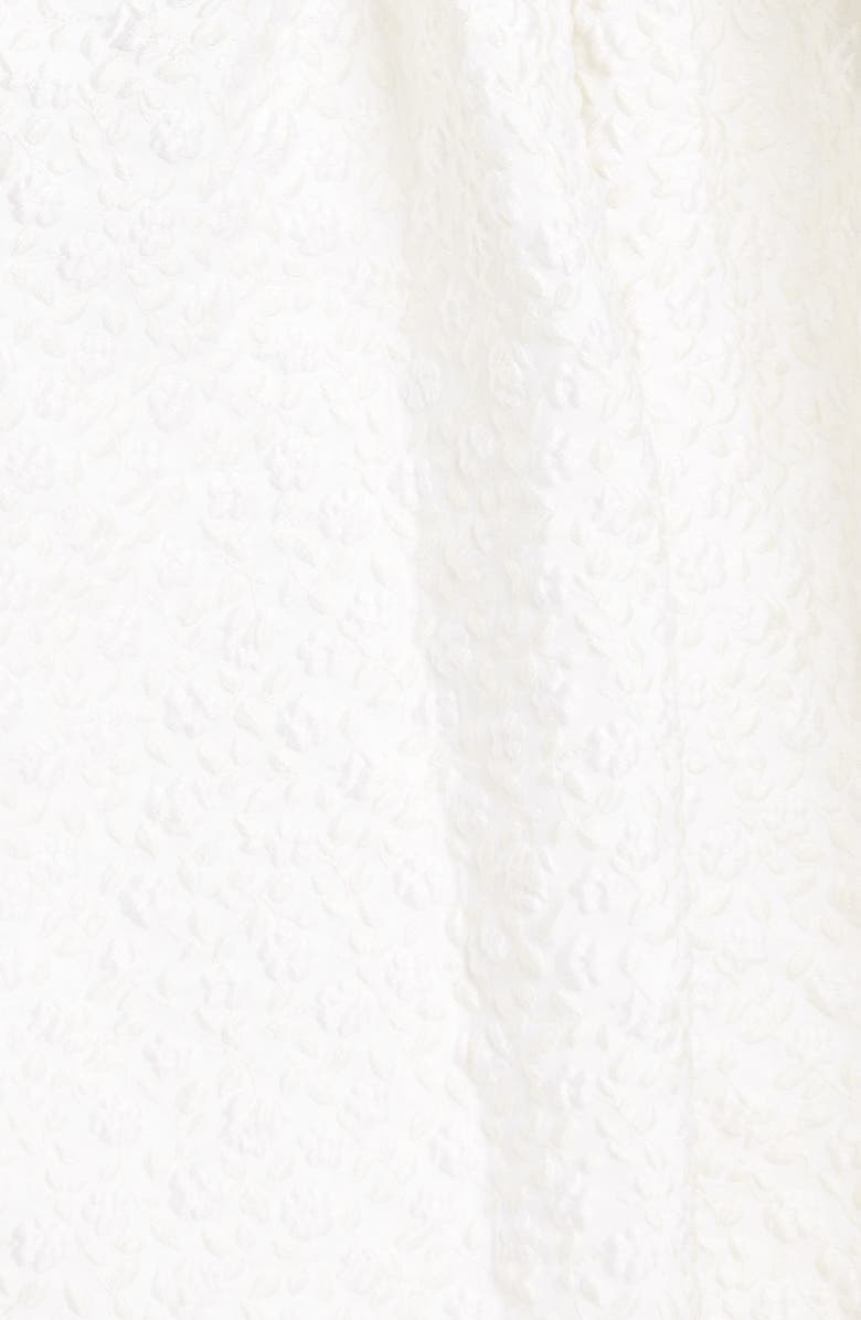 Cecilie Bahnsen Alexa Floral Matelassé Babydoll Dress, Alternate, color,