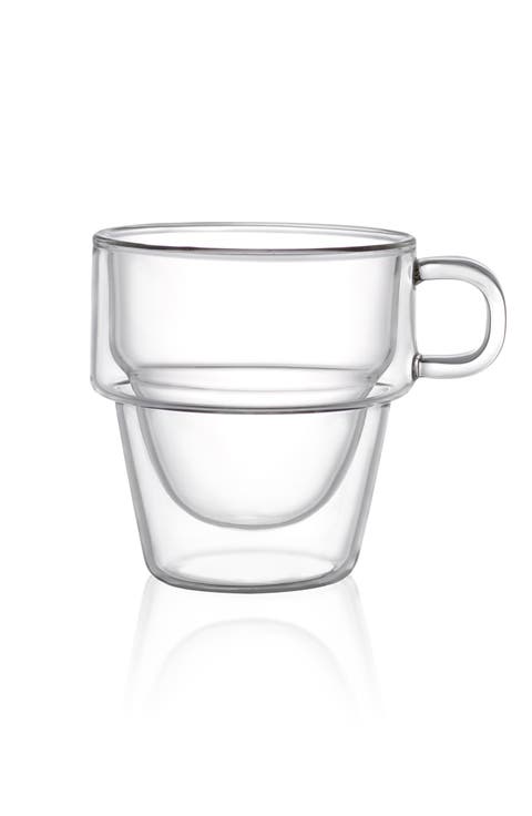 Stoiva Stackable Double Wall Espresso Cup - Set of 4