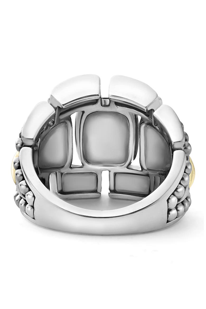 High Bar Caviar Graduated Statement Ring, Alternate, color, TWO-TONE