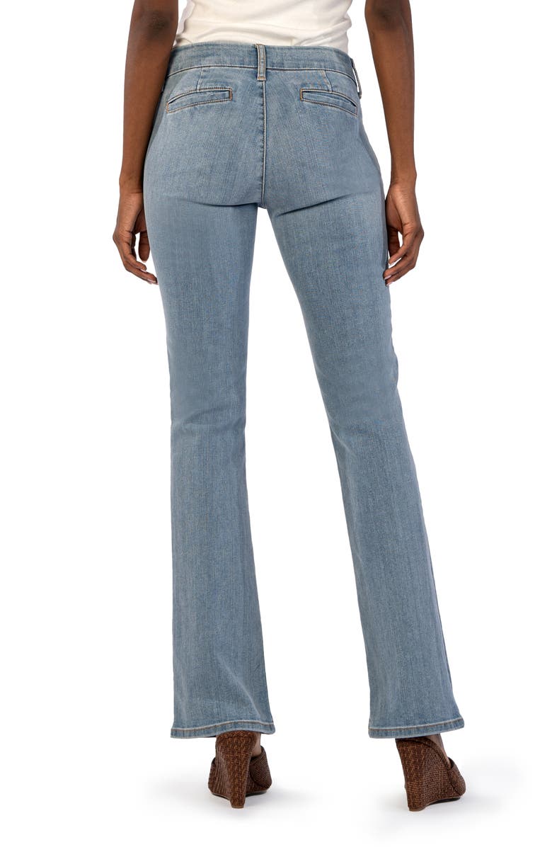 KUT from the Kloth Natalie Mid Rise Trouser Flare Jeans, Alternate, color,
