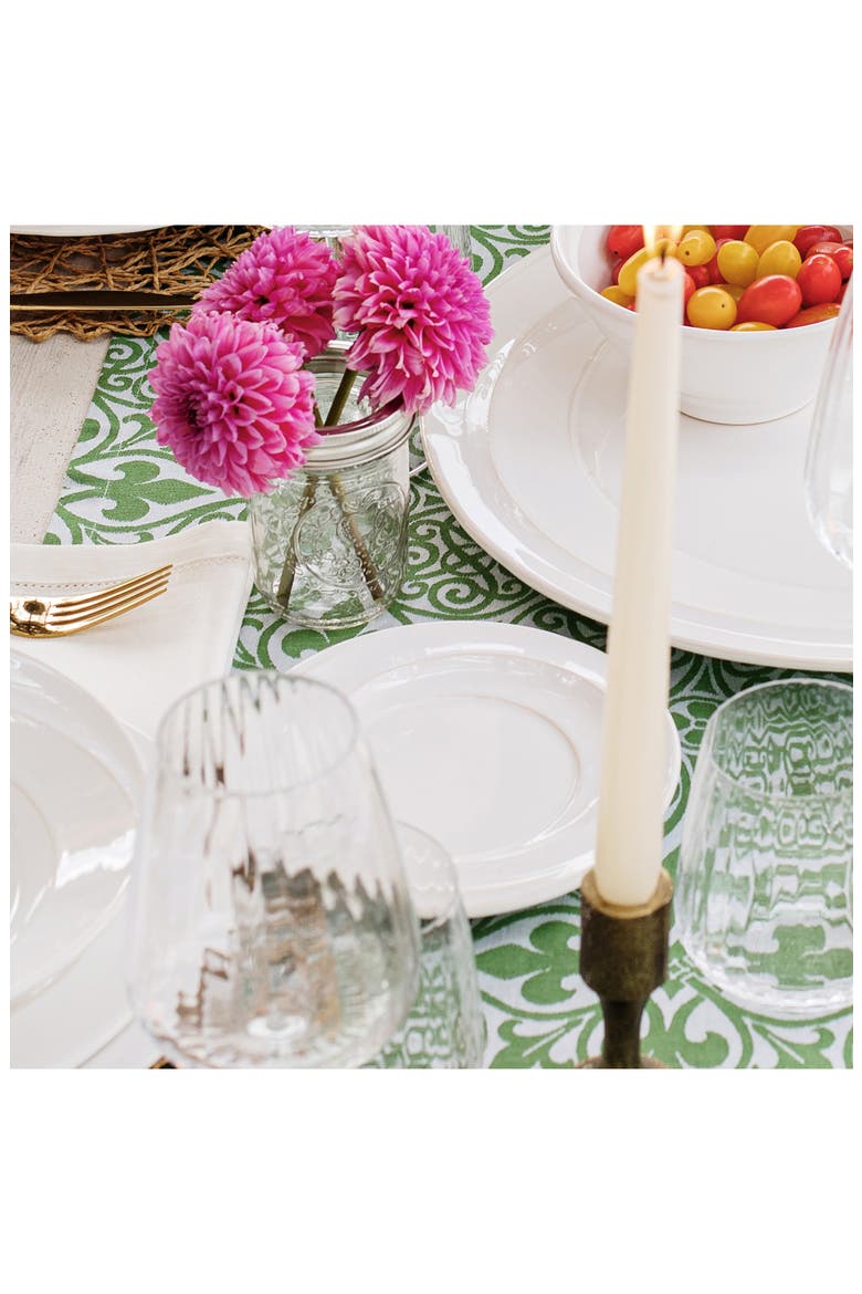 Luna Canape Plate, Alternate, color, WHITE