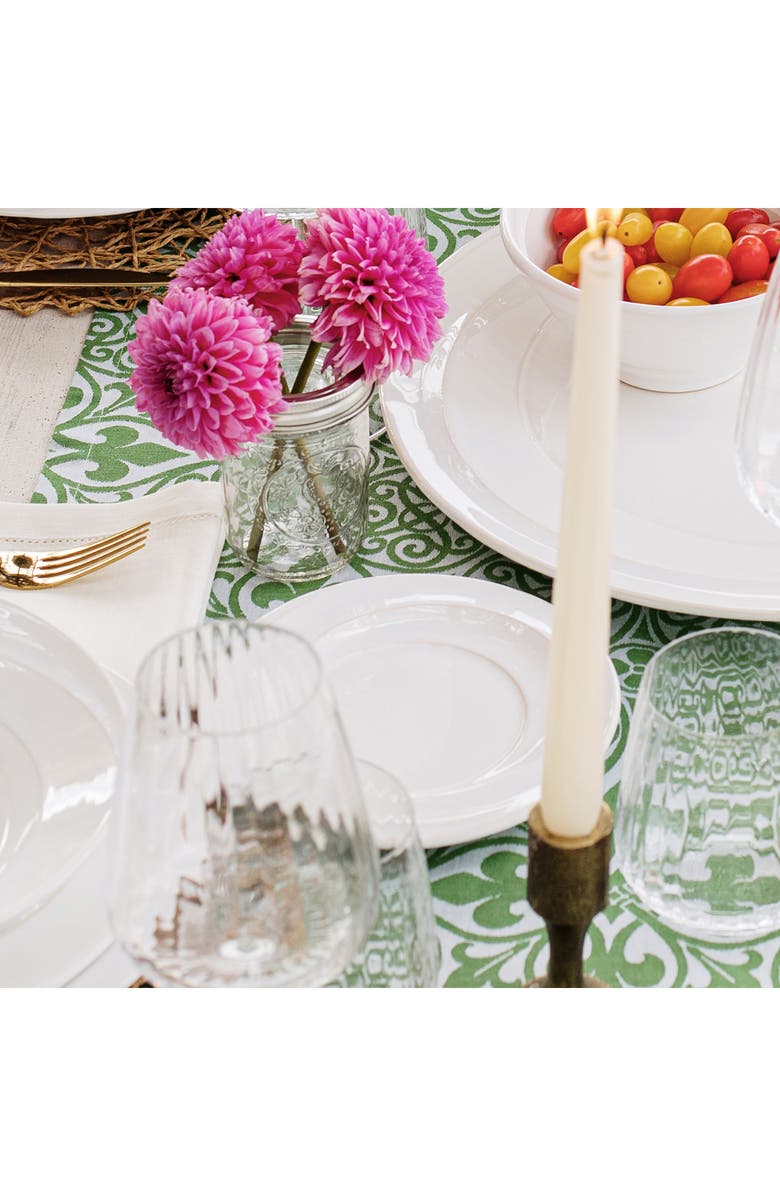 VIETRI Luna Canape Plate, Alternate, color, White