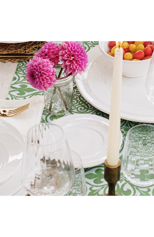 Vietri Luna Canape Plate In White