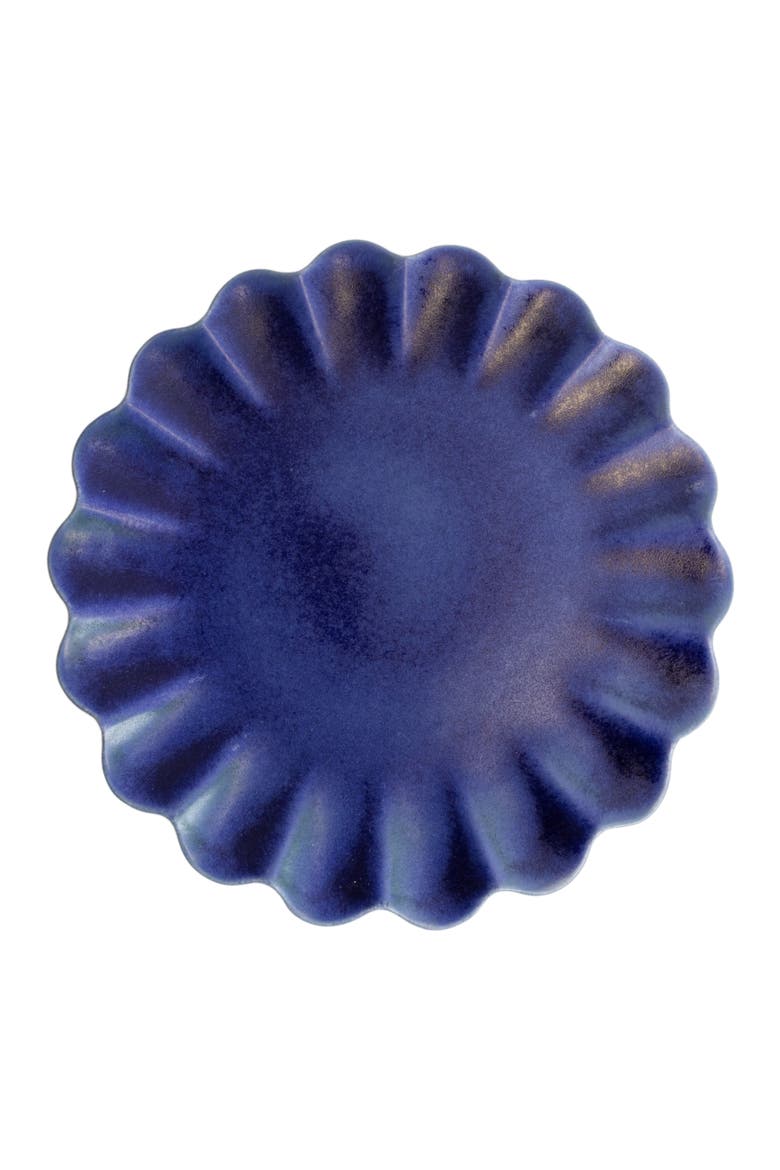 Dhalia Stoneware 4-Piece Salad Plate Set, Alternate, color, Blue