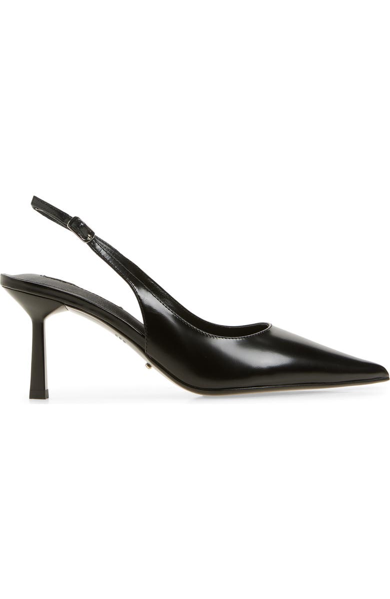 Tony Bianco Baz Pointed Toe Slingback Pump, Alternate, color, Black High Shine