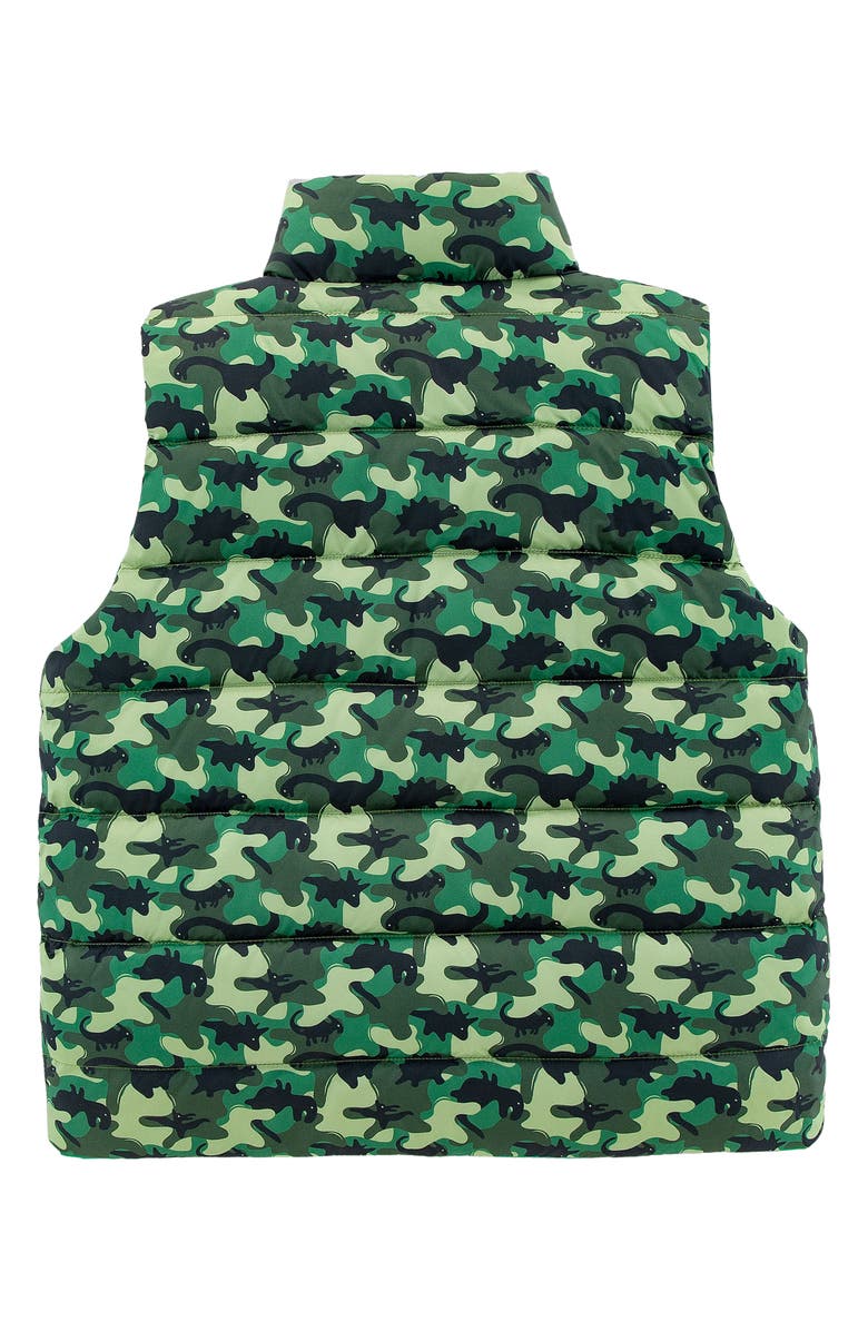 CALONIE Kids' Casey Reversible Down Puffer Vest, Alternate, color, Green