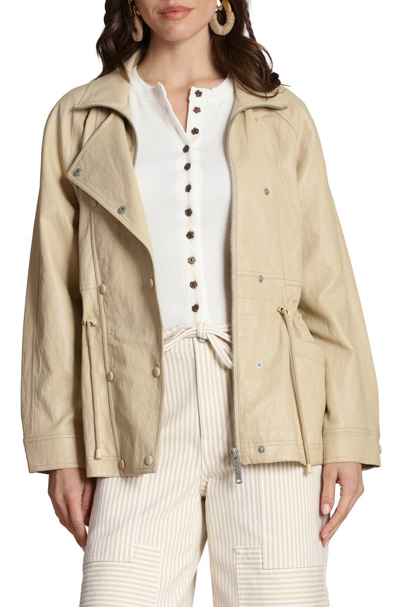 Avec Les Filles Slouchy Anorak, Alternate, color, Ochre