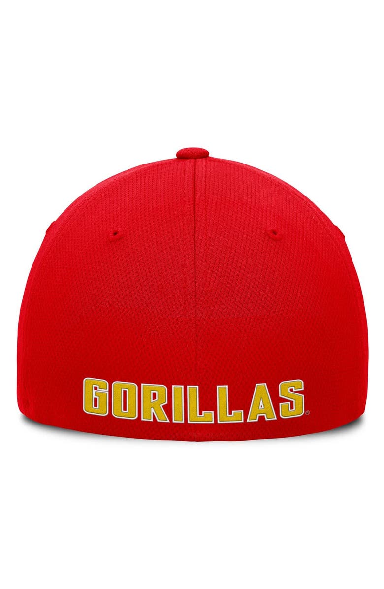 TOP OF THE WORLD Men's Top of the World Red Pittsburg State Gorillas Reflex Performance Flex Hat, Alternate, color, Red