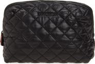 MZ Wallace Medium Double Zip Quilted Cosmetics Pouch