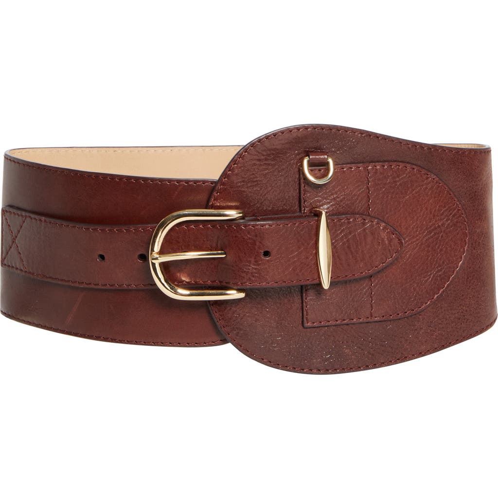 Zimmermann Malley Wide Belt In Burgundy