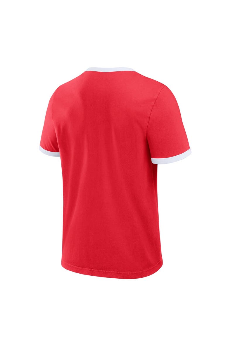Darius Rucker Collection by Fanatics Men's Darius Rucker Collection by Fanatics Red Philadelphia Phillies Washed Ringer T-Shirt, Alternate, color, Red