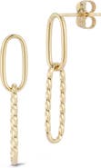 Ember Fine Jewelry 14K Gold Chain Drop Earrings