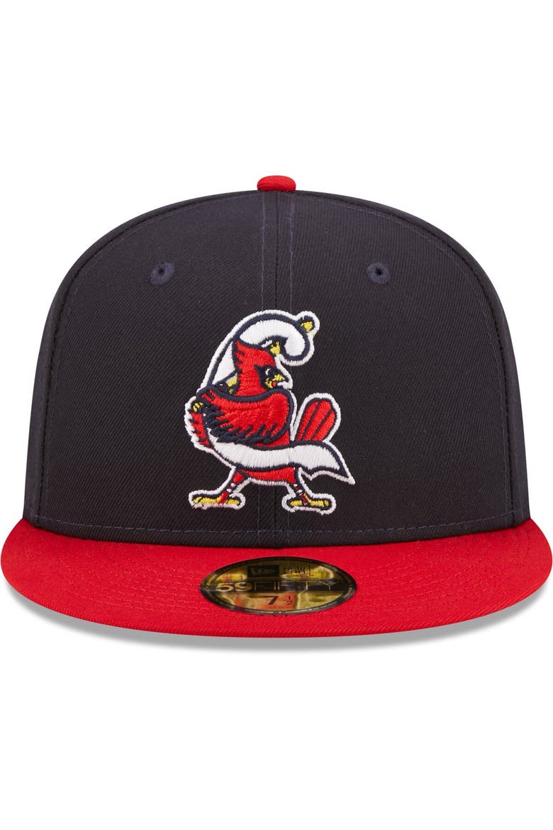 Men's New Era Navy Springfield Cardinals Authentic Collection 59FIFTY Fitted Hat, Alternate, color, Navy