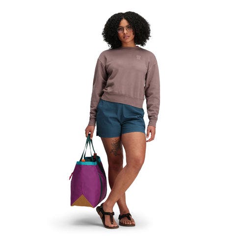 Topo Designs Mountain Utility Tote, Alternate, color, Black/Neutral