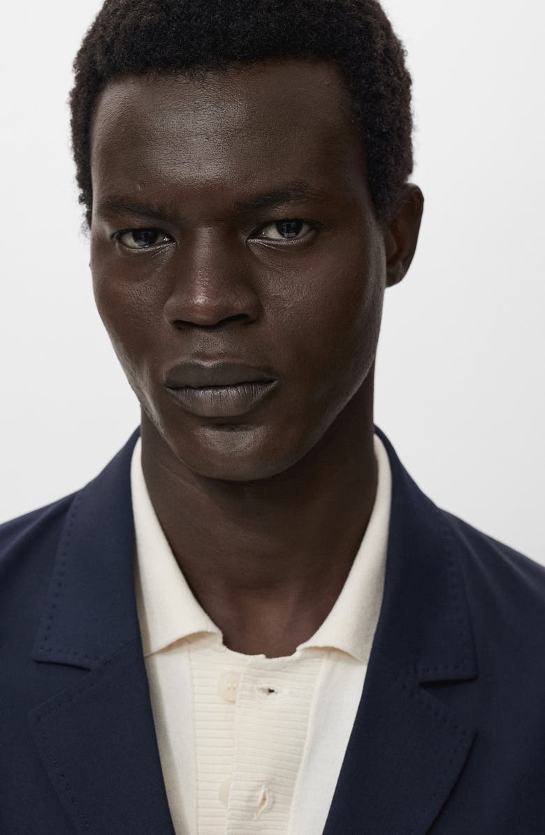 MANGO Slim Fit Suit Jacket, Alternate, color, Navy