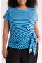  Blue Navy Cassandra Stripe
