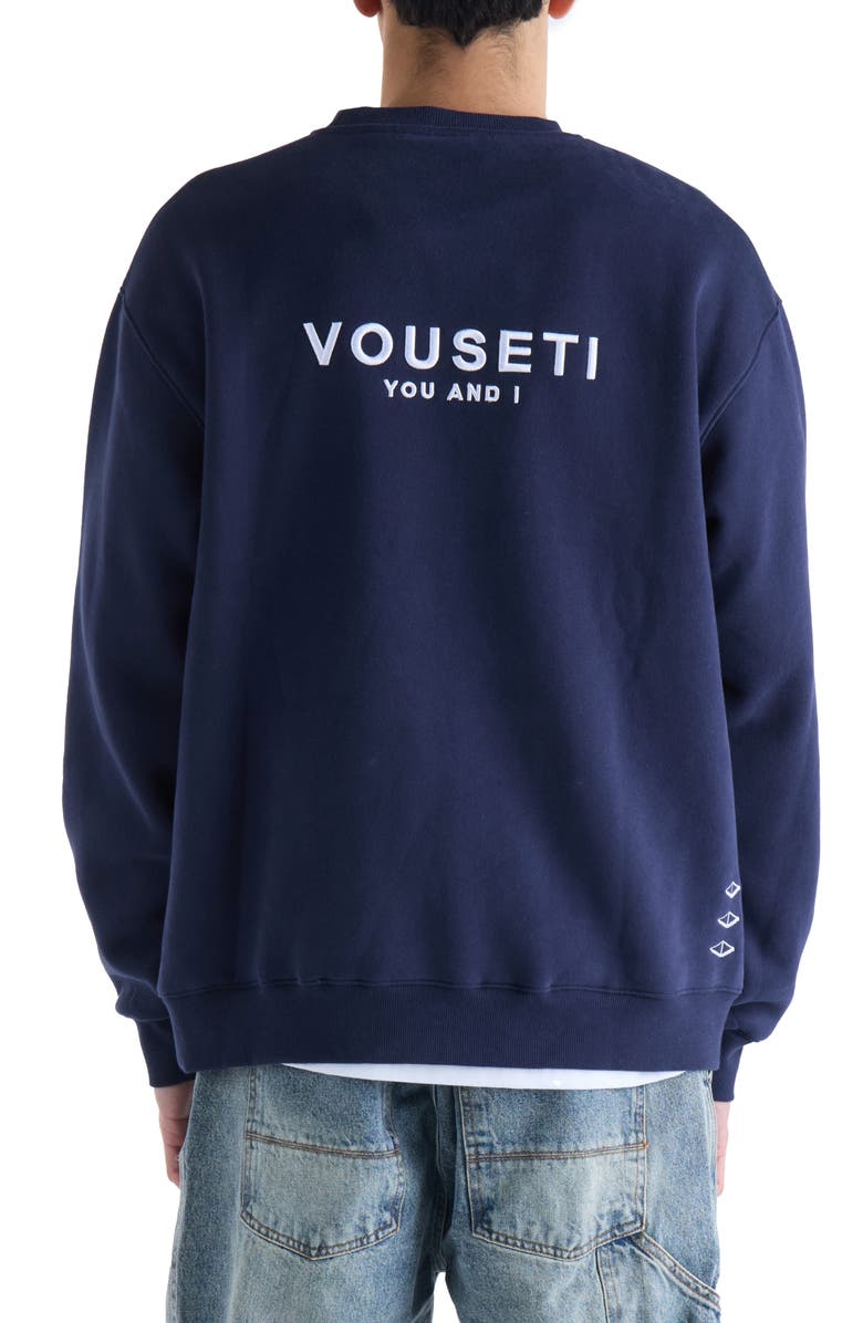 VOUSETI OG Fleece Crewneck Sweatshirt, Alternate, color, 