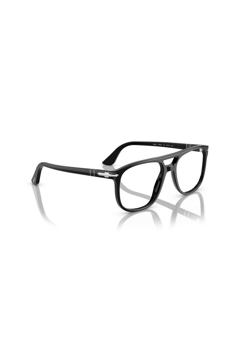 Persol 52mm Pilot optical glasses, Alternate, color, Black