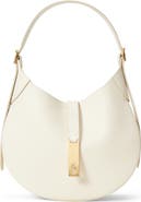 Polo Ralph Lauren Small Polo ID Grain Leather Shoulder Bag