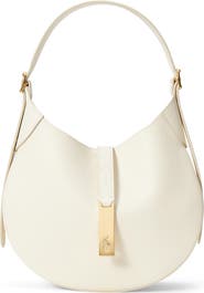 Polo Ralph Lauren Small Polo ID Grain Leather Shoulder Bag