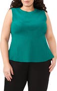 Halogen® Peplum Rib Tank