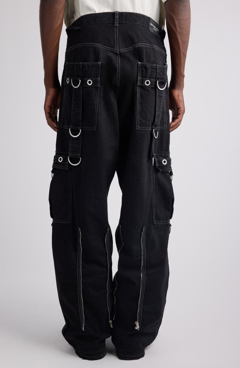 Balenciaga Cotton D-Ring Cargo Pants, Alternate, color,