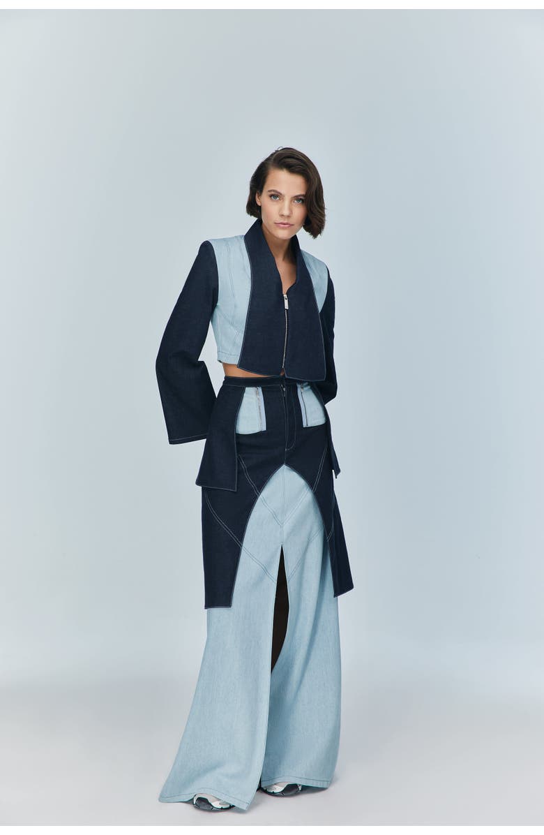 Jendue Monte Skirt, Alternate, color, Ever Blue