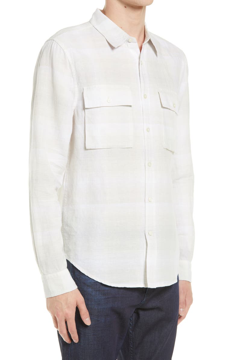 7 For All Mankind Flap Pocket Button-Up Shirt, Alternate, color, 