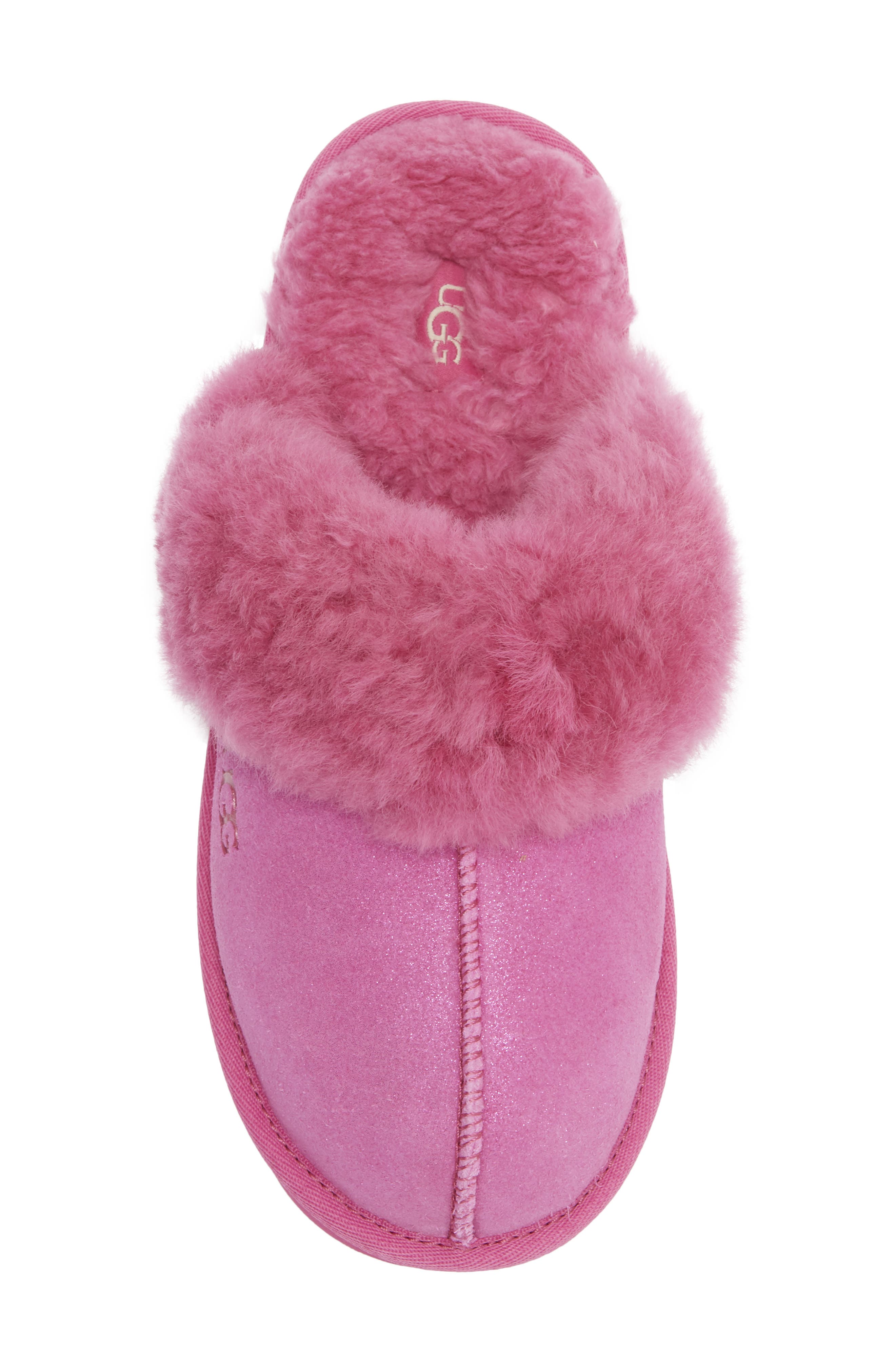 Kids' Cozy II Dazzle UGGplush™ Slipper, Alternate, color, RASPBERRY SORBET