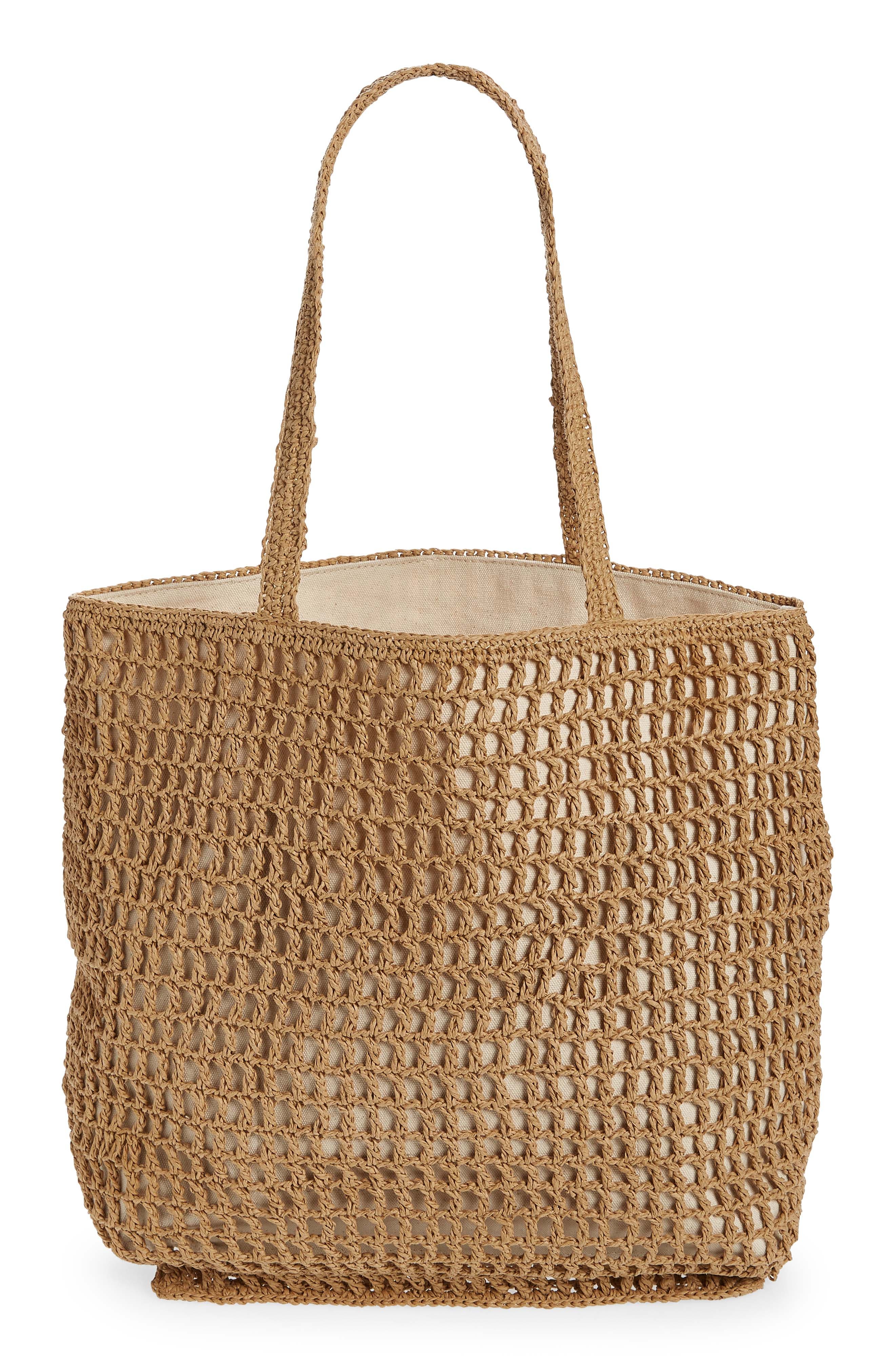 The Transport Tote: Straw Edition, Alternate, color, SEED KHAKI