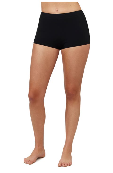 Basic High Waist Swim Short