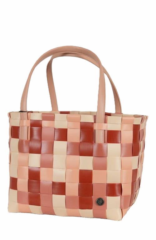 Handed By Color Block Recycled Tote Bag in Apricot Blush Mix at Nordstrom, Size Medium