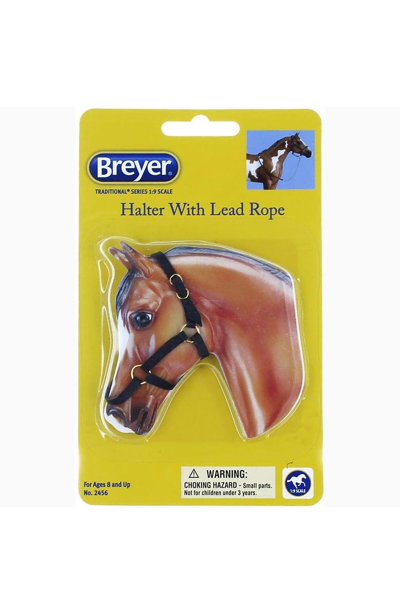 Breyer Horses Traditional Halter with Lead Horse Toy Accessory, Main, color, Brown