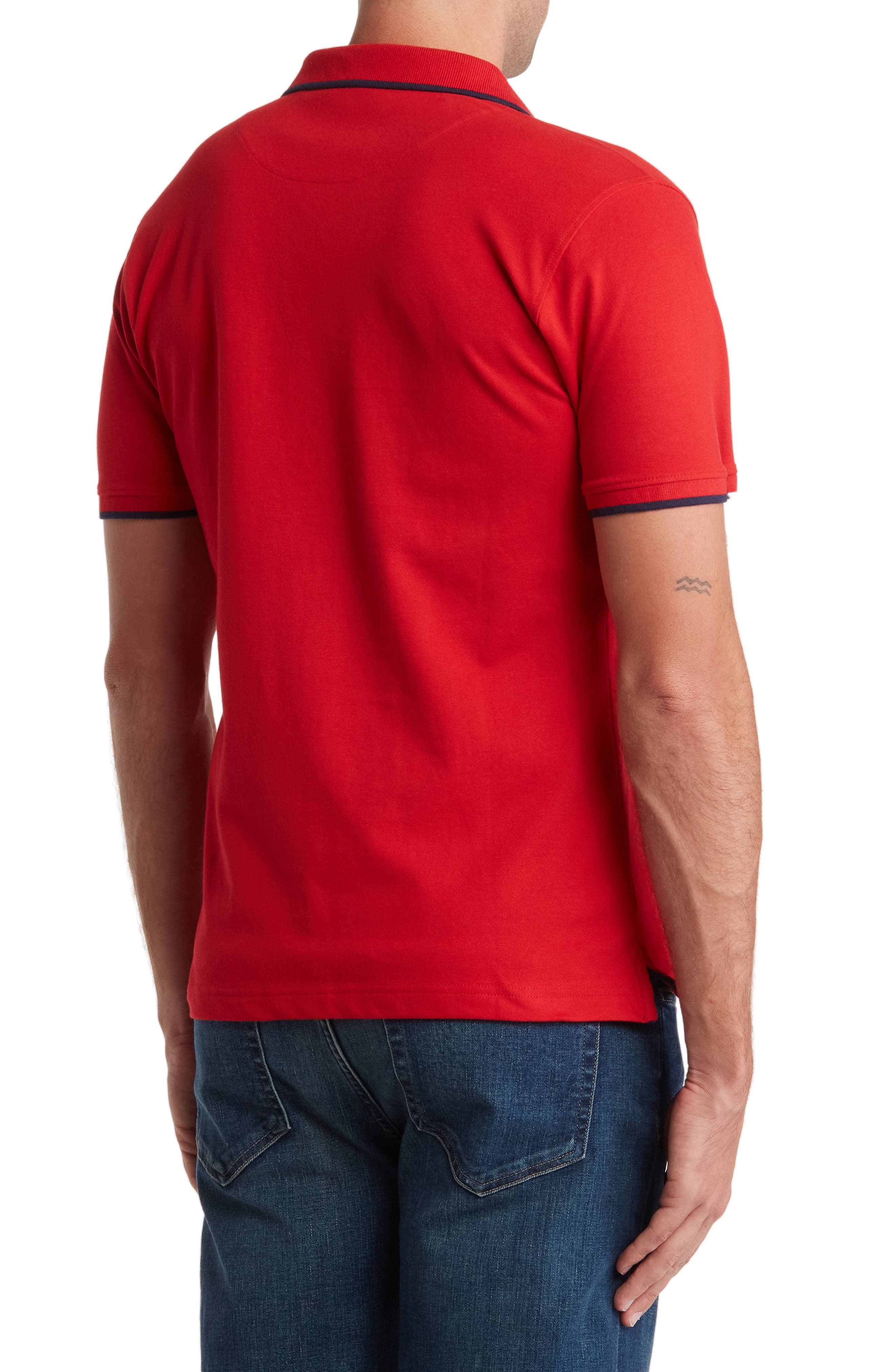 Logo Embroidered Cotton Polo - image 2
