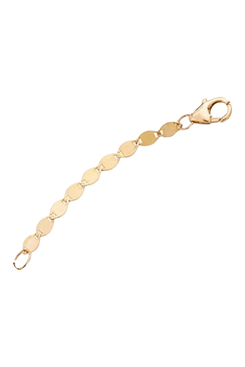 Nude 14K Gold Chain Extender, Main, color, YELLOW GOLD