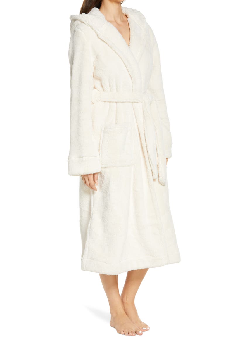Wicked Hooded Plush Robe, Alternate, color, CREAM