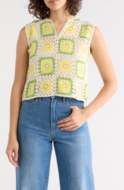 Granny Square Crochet Tank
