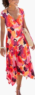 LASCANA Women's Handkerchief Hem Dress