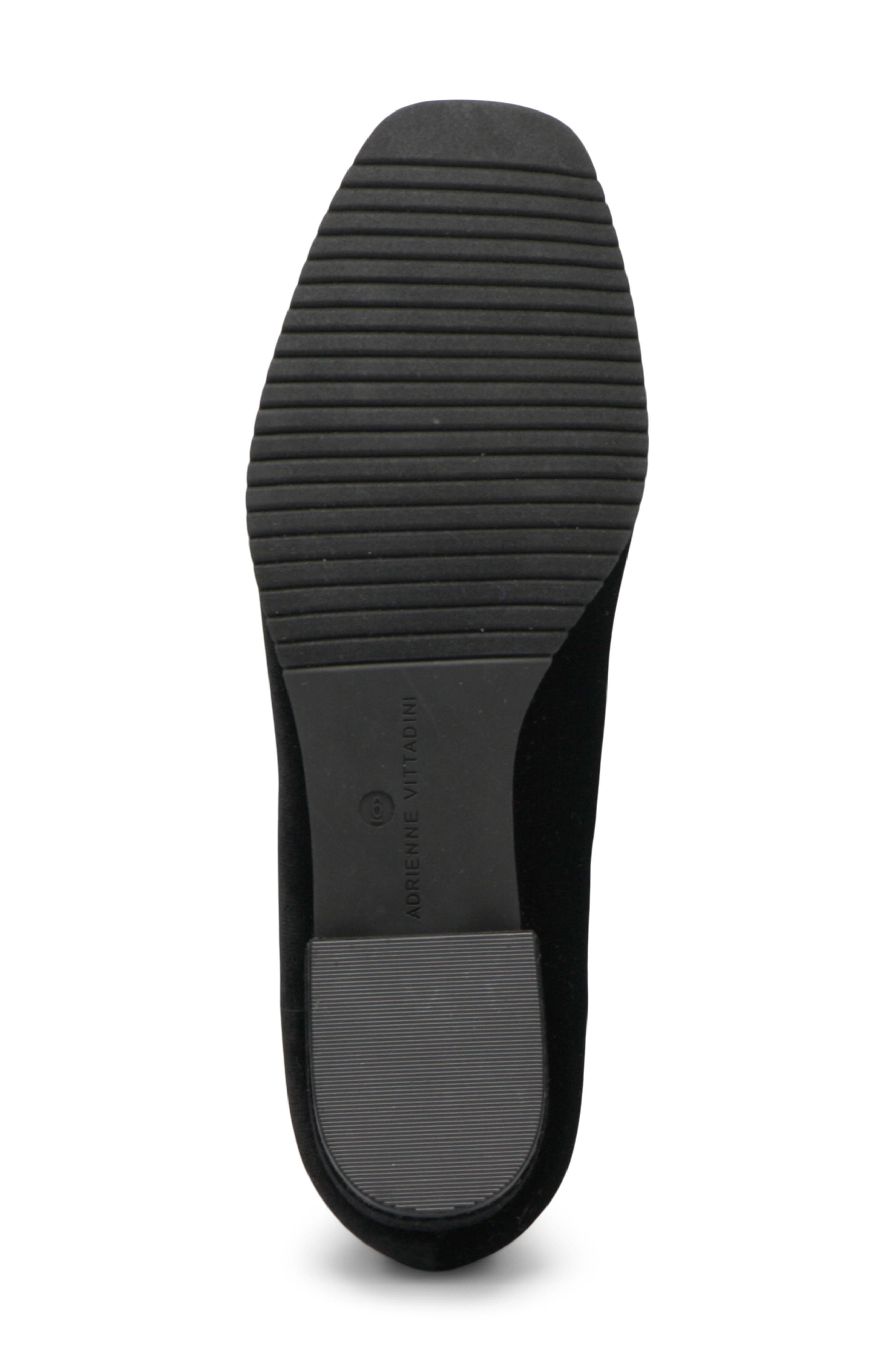 Adrienne Vittadini Vickee Embellished Velvet Loafer, Alternate, color, Black-Ve