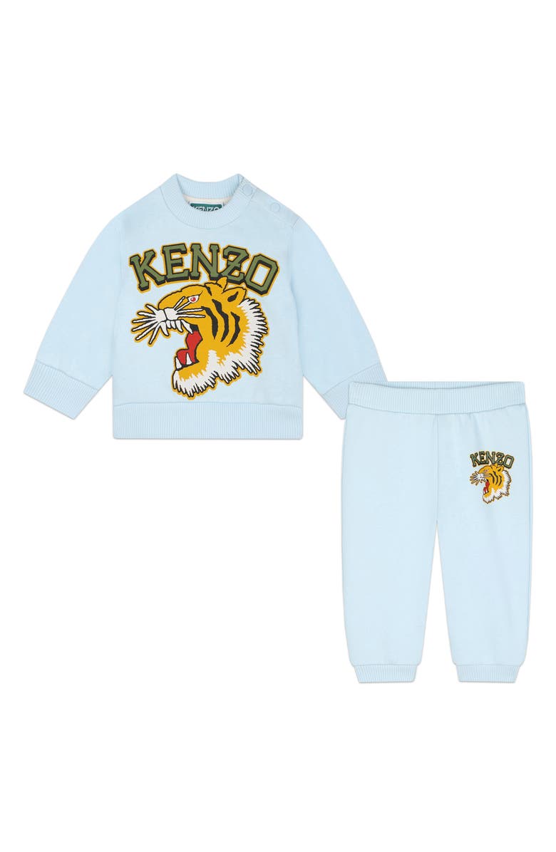 KENZO Kids' Cotton Sweatshirt & Sweatpants Set, Main, color, 