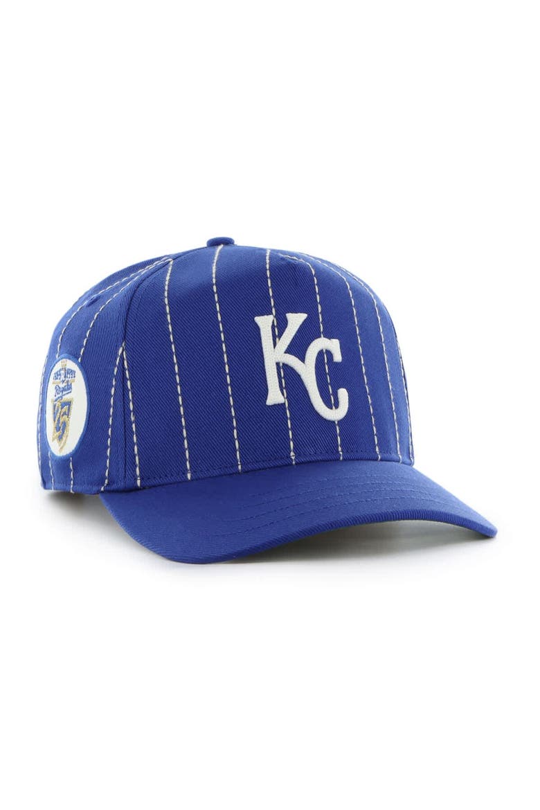 Men's '47 x Rawlings Royal Kansas City Royals Pinstripe Hitch Adjustable Hat, Main, color, Royal