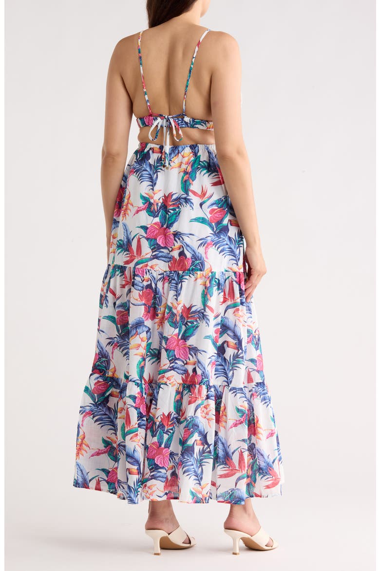 2 Can Tango Kailani Cotton Maxi Dress, Alternate, color, WHITE