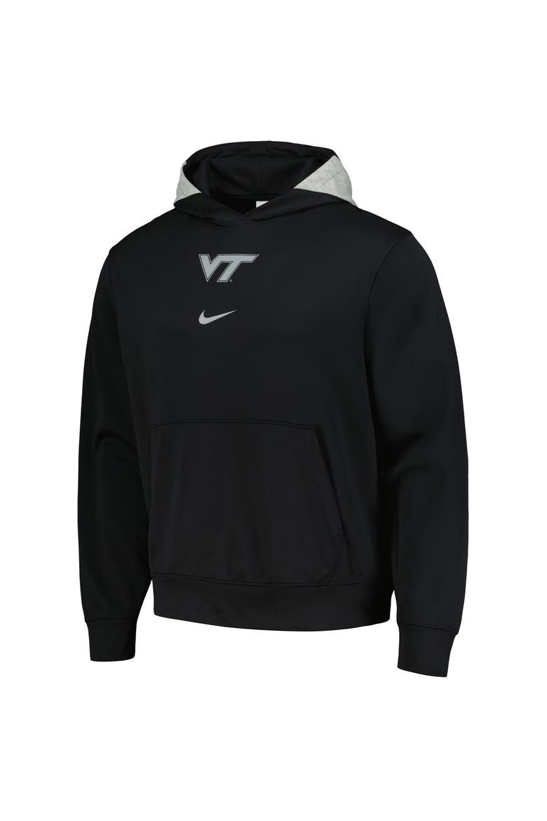 Men's Nike Black Virginia Tech Hokies Basketball Spotlight Performance Pullover Hoodie, Alternate, color, Black